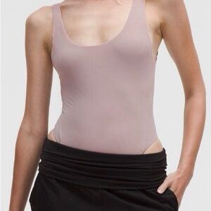 Lululemon Athletica Wundermost Sleeveless Scoop Back Thong Bodysuit